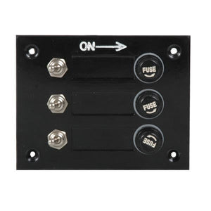 Gotthardt Elektropaneel – Schalttafel mit 3 Schaltern und 3 Sicherungen