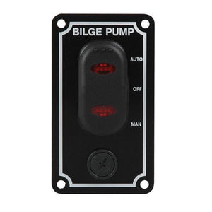 Schalttafel für Bilgepumpen mit LED-Kontrollleuchte wasserdicht senkrechte Montage