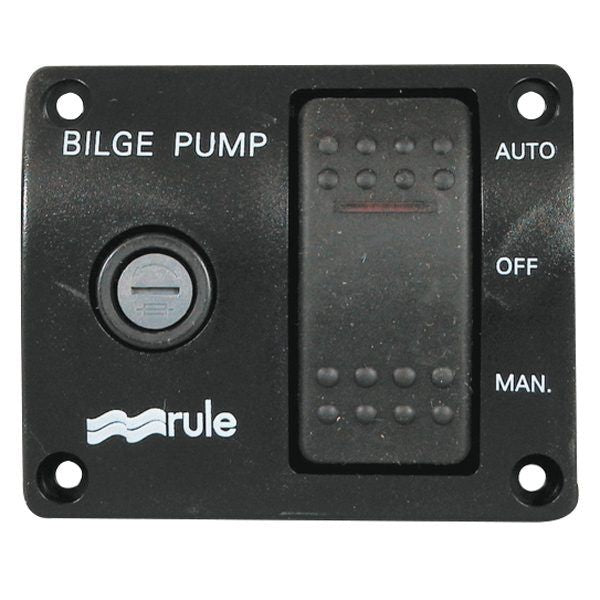 Rule Bilgepumpenschalter 12 V – 3-Wege-Schalter mit Sicherung