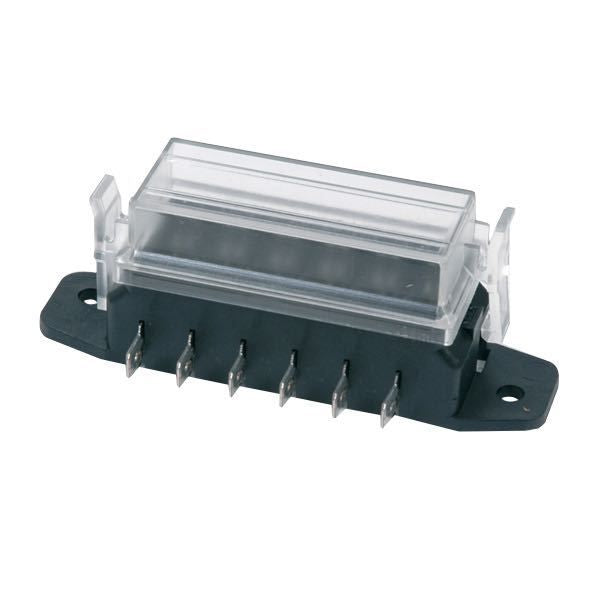 Sicherungshalter für 6 Stecksicherungen