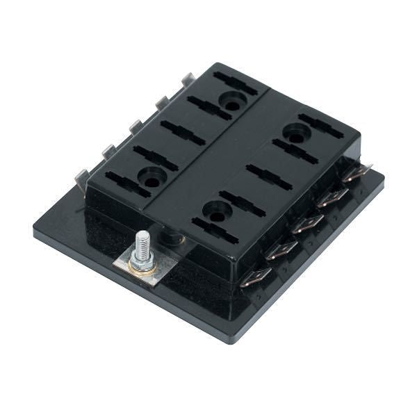 Sicherungshalter für 10 Stecksicherungen max 25A