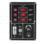 Gotthardt Elektropaneel – 3 Schalter/Sicherungen