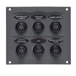 BEP Schalttafel mit 6 Schaltern – 12 V / 24 V