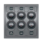 BEP Schalttafel mit 6 Schaltern und ATC-Sicherungen 12V