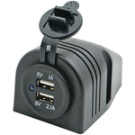1852 USB-Steckdose – Doppel-USB-Panel 12 V Eingang / 2 × 5 V 2