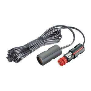Universalstecker 12/24V 8A mit Sicherung und Kabel L=4m und Kupplung