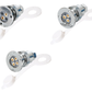 1852 Deckssteckdose/-stecker 3 A – verchromtes Messing mit Dichtung