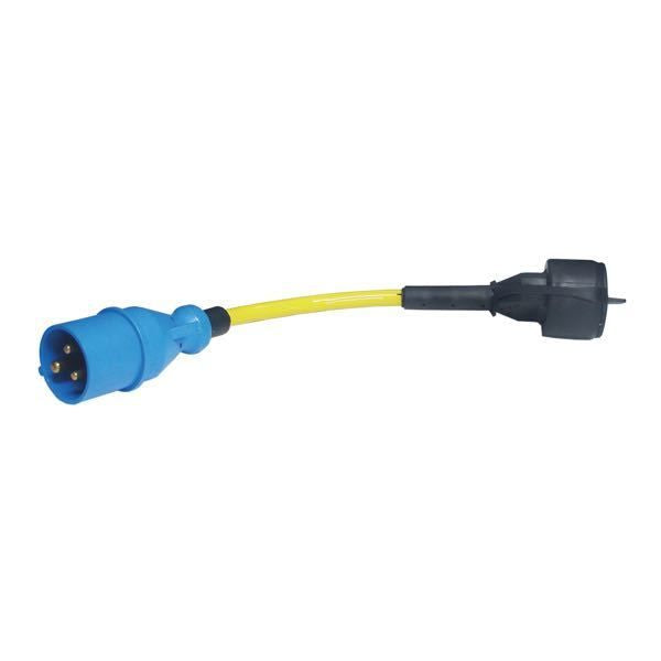 Ratio Landanschluss-Adapter CEE-Stecker auf Schuko-Kupplung