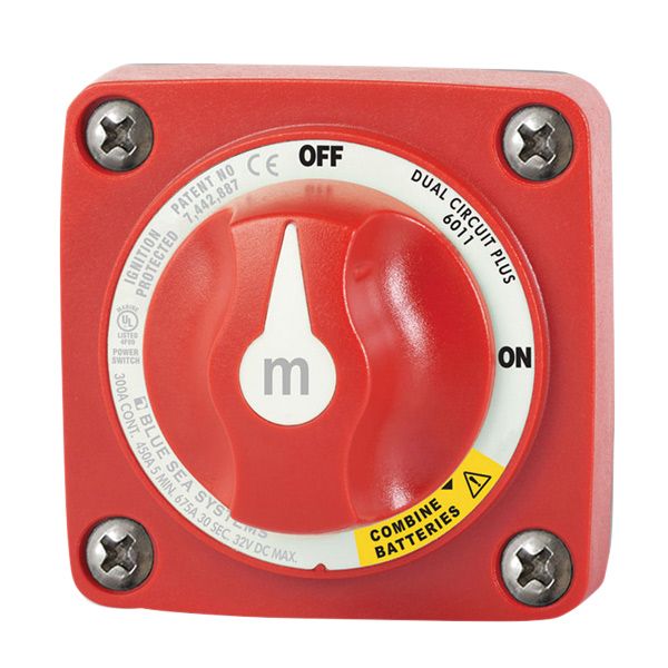 Blue Sea Batterieschalter An/Aus 350A Anschluss M10
