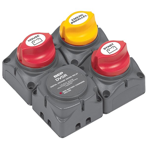 BEP Haupt-/Umschalter 12/24 V – 140 A Batterieschalter