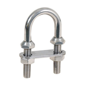 1852 Pütting rostfreier Stahl innen B=40mm M10 L=85mm Gewinde L=45mm