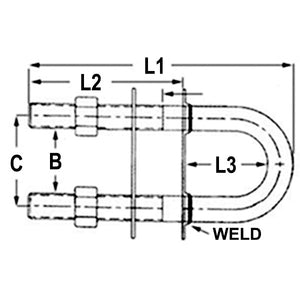 1852 Püttingsbolzen rostfreier Stahl