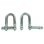 1852 D-Schäkel aus Edelstahl – mit unverlierbarem Bolzen