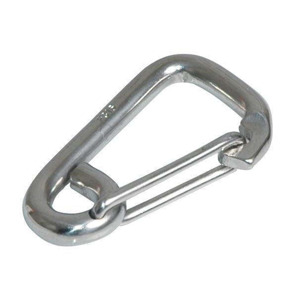 Karabinerhaken mit Auge Edelstahl
