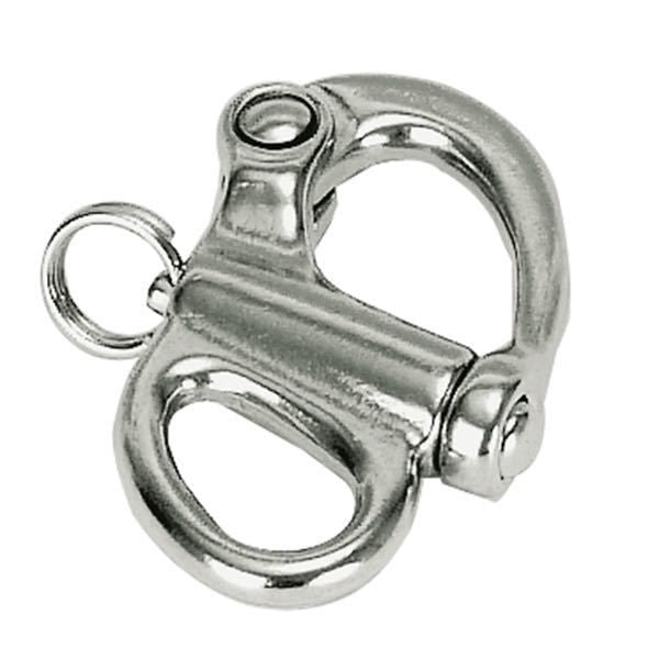 1852 Schnappschäkel – Edelstahl A4 mit festem Auge