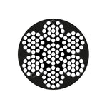 Draht rostfreier Stahl 7x19 weisser Mantel D=4/8mm L=100m