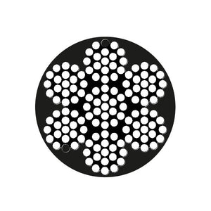 Draht rostfreier Stahl 7x19 weisser Mantel D=4/8mm L=100m