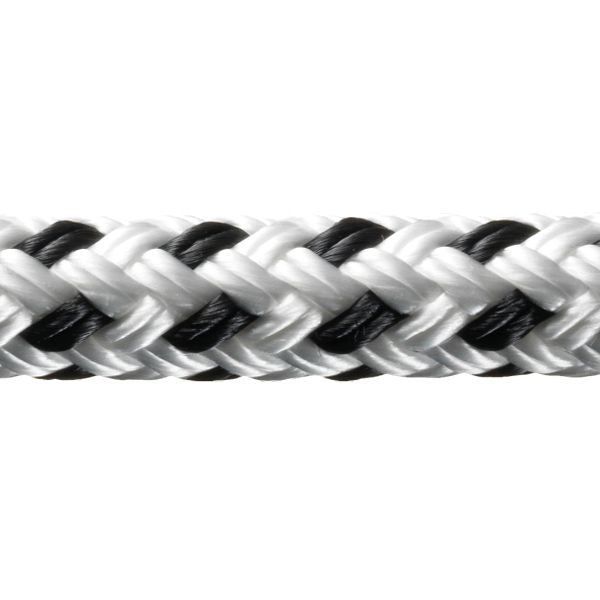 robline Rio Festmacher geflochten schwarz/weiß