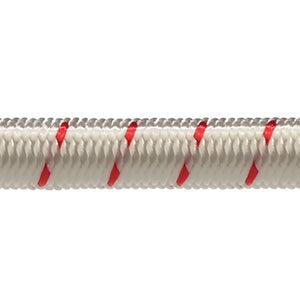 Robline Gummileine weiss/rot