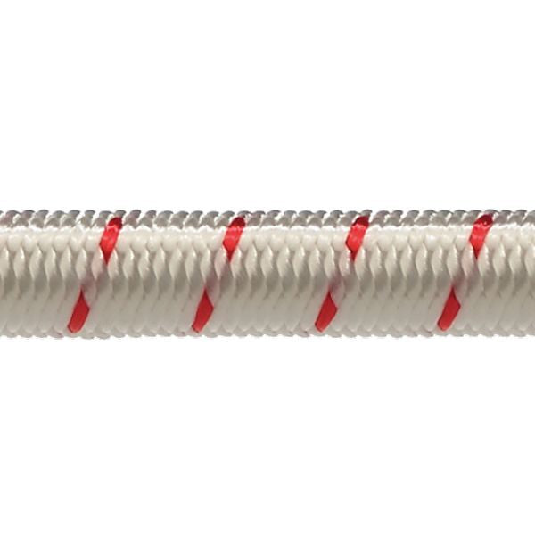 Robline Gummileine weiss/rot