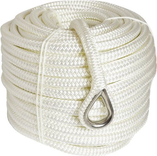 1852 Ankerleine aus Polyester mit eingespleißter Edelstahlkausch – 40 m