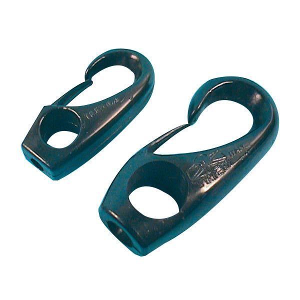 Nylonhaken schwarz für Leine