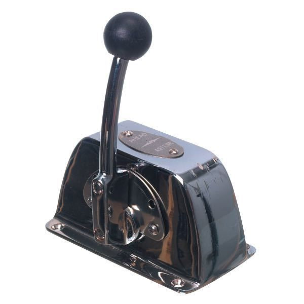 Einhebelschaltung Messing verchromt L=135mm B=75mm