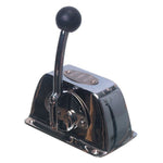 Einhebelschaltung Messing verchromt L=135mm B=75mm