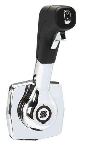 Ultraflex Einhebelschaltung B310B verchromt für Seitenmontage für Schaltung und Gas mit Leerlaufstellung und Trimmfunktion