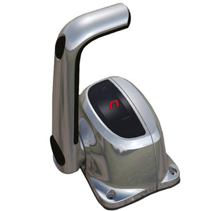 Ultraflex Einhebelschaltung B501C Aluminium verchromt für Aufbaumontage für Schaltung und Gas mit Leerlaufstellung