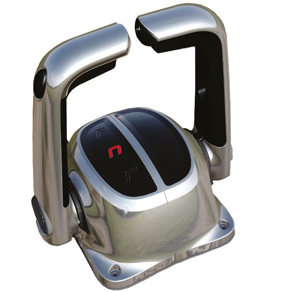 Ultraflex Doppelhebelschaltung B502C Aluminium verchromt für Aufbaumontage für Schaltung und Gas mit Leerlaufstellung