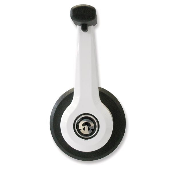 Ultraflex Einhebelschaltung B95 rostfreier Stahl/Kunststoff weiss für Seitenmontage für Schaltung und Gas mit Leerlaufstellung