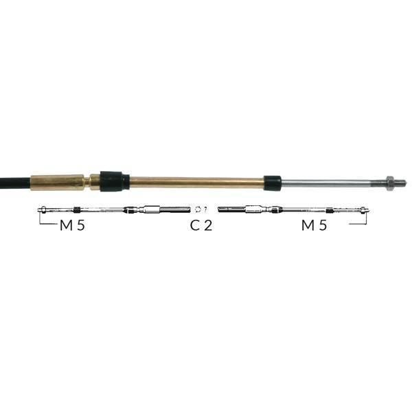 Ultraflex C2 Universal Schaltkabel – für Außen- und Innenbordmotoren