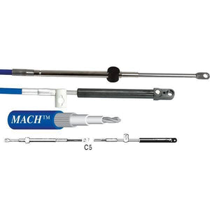 Ultraflex Mach5 Schaltkabel – Hochleistungs-Schaltzug im Quicksilver-Standard