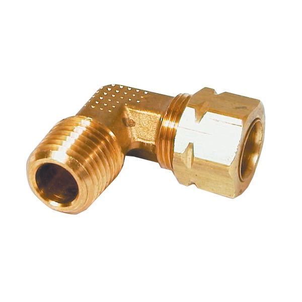Ultraflex Fitting 90° – Winkelanschluss 1/4 Außengewinde auf 3/8 Hydraulikschlauch