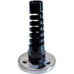 Ultraflex Schlauchschutz für Hydraulikschlauch schwarz mit Flansch aus rostfreiem Stahl