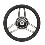 Ultraflex Foscari Steuerrad – schwarzes Polyurethan-Steuerrad