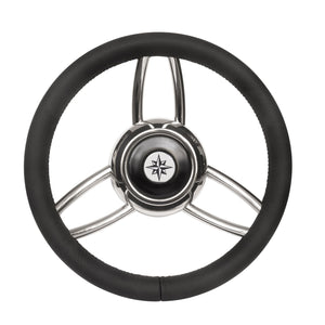 Ultraflex Foscari Steuerrad – schwarzes Polyurethan-Steuerrad