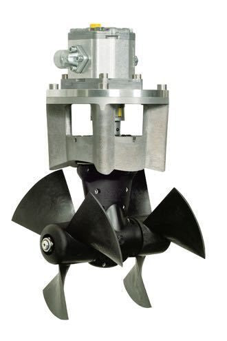 Max Power Bugstahlruder hydraulischer Antrieb 225 Composit Duo Tunnel D=250mm