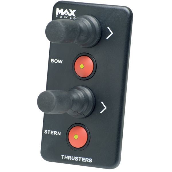 Max Power Bedienteil 12/24V für zwei Einheiten mit Joystick und Ein/Aus