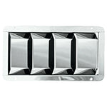 PLASTIMO RECTANGULAR LOUVER U ST/STEEL 316