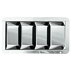 PLASTIMO RECTANGULAR LOUVER U ST/STEEL 316