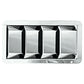 PLASTIMO RECTANGULAR LOUVER U ST/STEEL 316