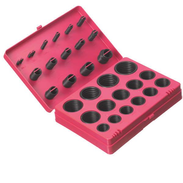 O-Ring Sortiment in Kunststoffkasten metrische Masse 30 Grössen 404 Stück