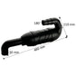 Exhaust gooseneck plastic 90°/180 for hose ID=40/45/50mm