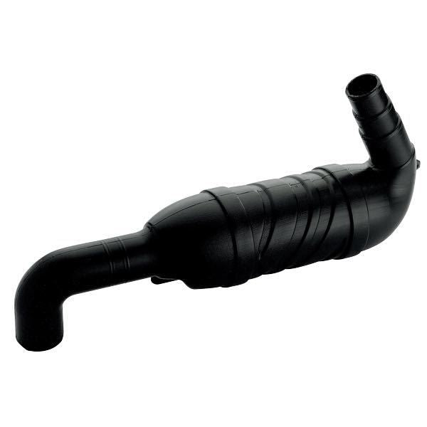 Auspuff Schwanenhals Kunststoff 45° für Schlauch ID=40/45/50mm