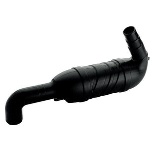 Auspuff Schwanenhals Kunststoff 45° für Schlauch ID=40/45/50mm