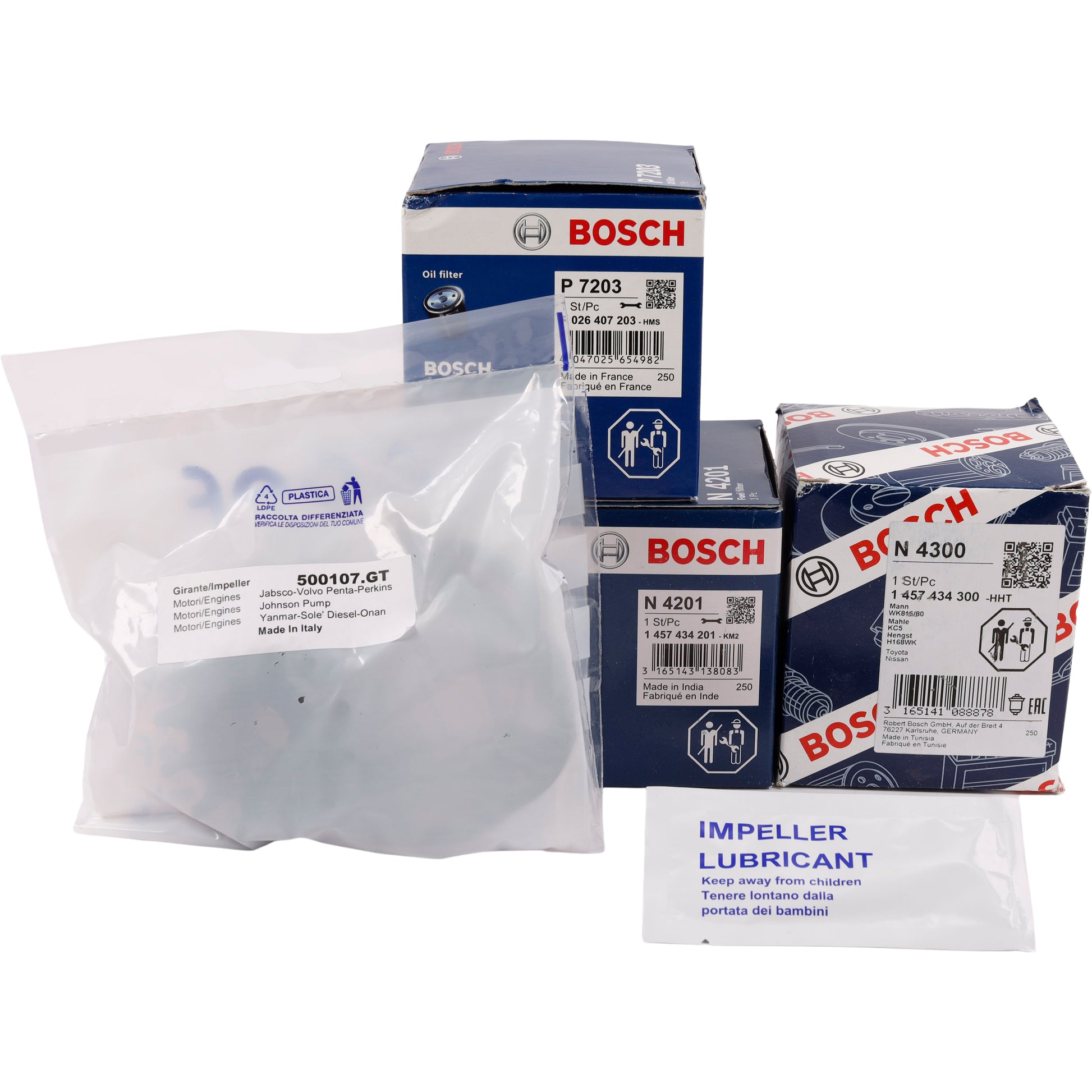 Palby Servicekit 4 für Volvo Penta D2-55 / D2-50F / D2-60F / D2-75 – komplettes Wartungskit