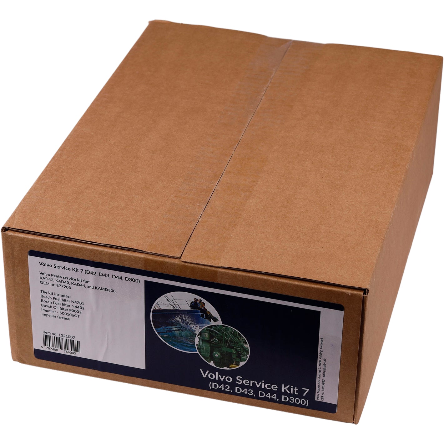 Palby Servicekit 7 – Wartungsset für Volvo Penta KAD42 / KAD43 / KAD44 / KAD300