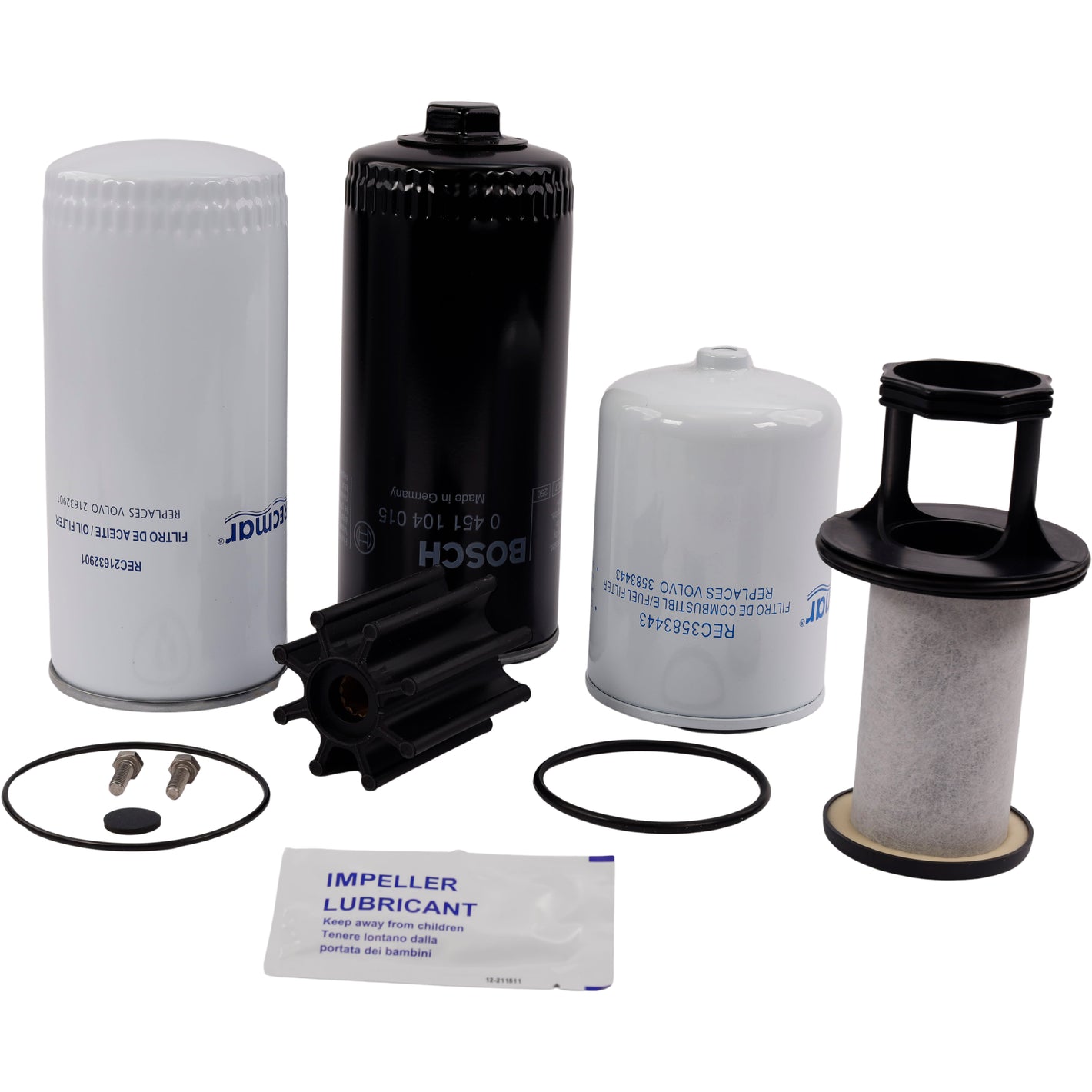 Palby Volvo Servicekit 10 (D6) – vollständiges Wartungsset für Volvo Penta D6